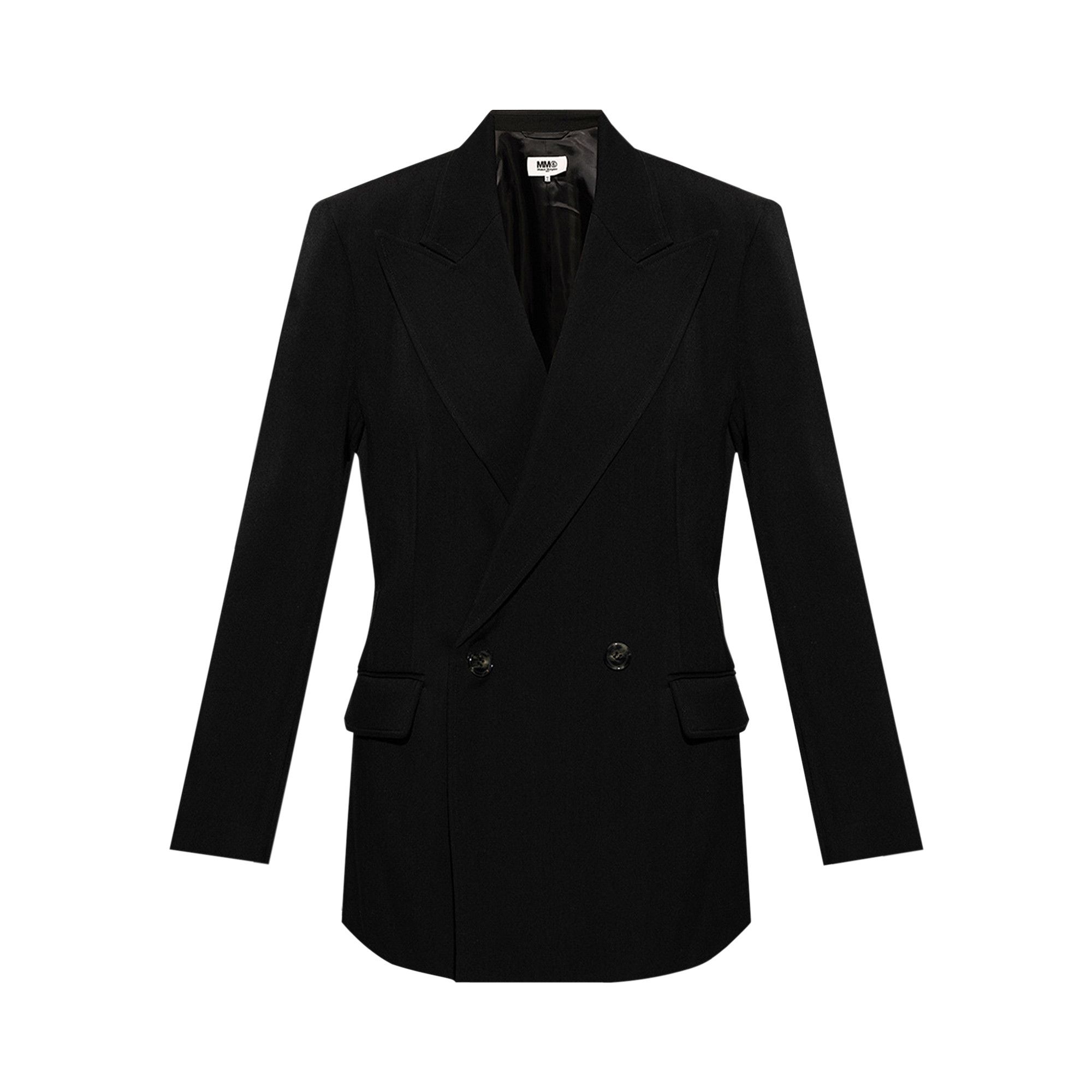Buy MM6 Maison Margiela Blazer 'Black' - S62BN0069 S60351
