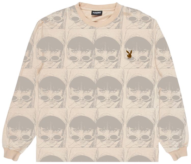 Pleasures x Playboy Playmate Heavyweight Long Sleeve Natural