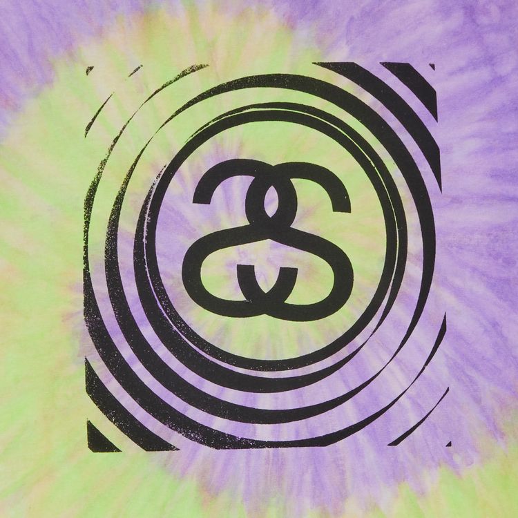 Stussy Spiral Tee Purple