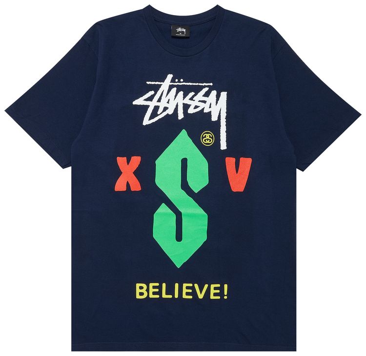 Stussy Believe Tee Navy