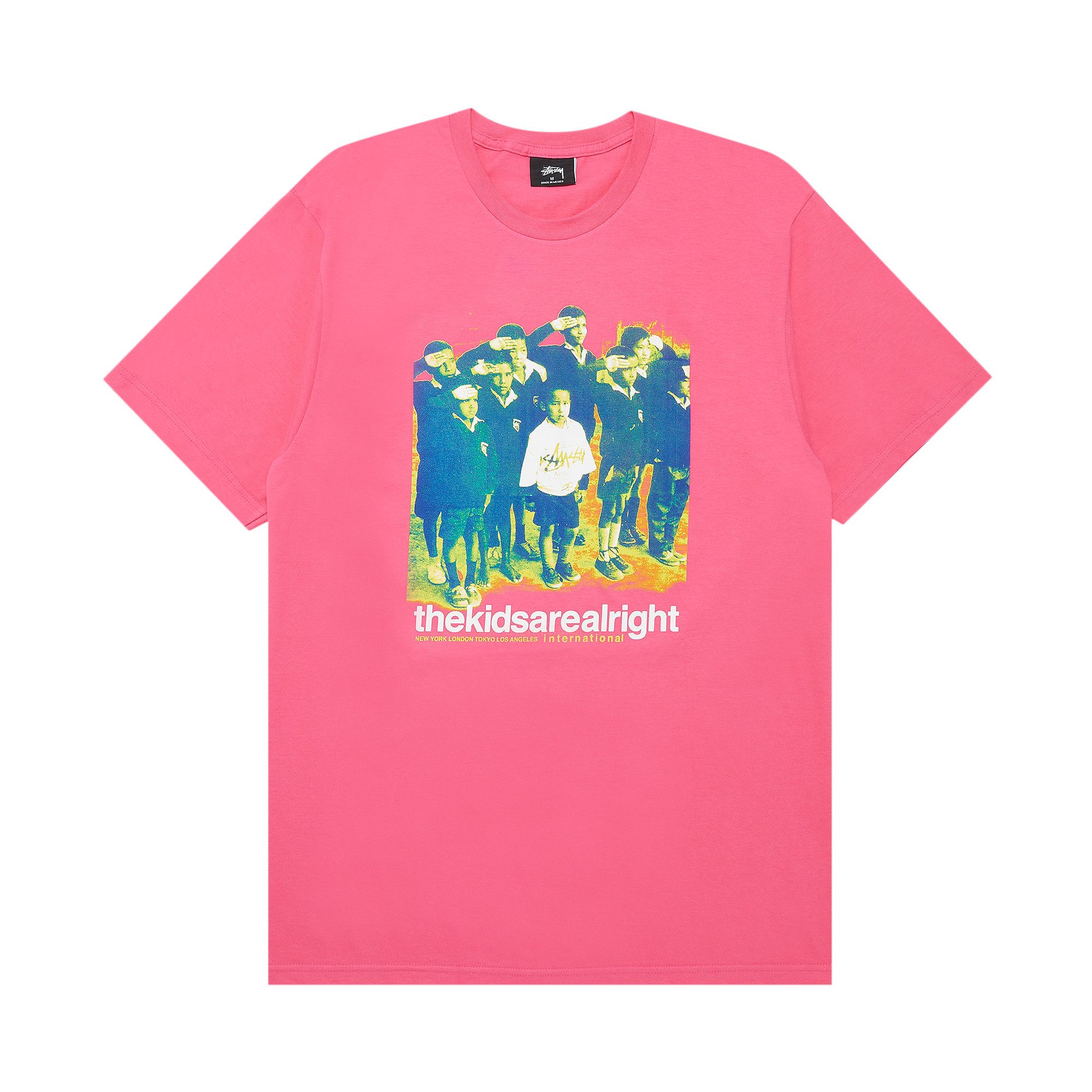 Buy Stussy The Kids Are Alright Tee 'Pink' - 1903814 PINK | GOAT AU