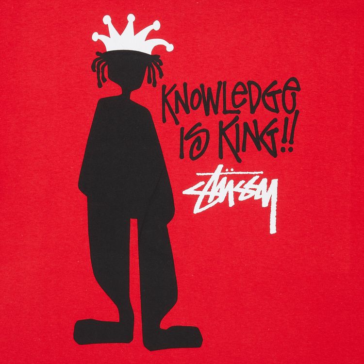 Stussy Knowledge Is King Irie Tee Red