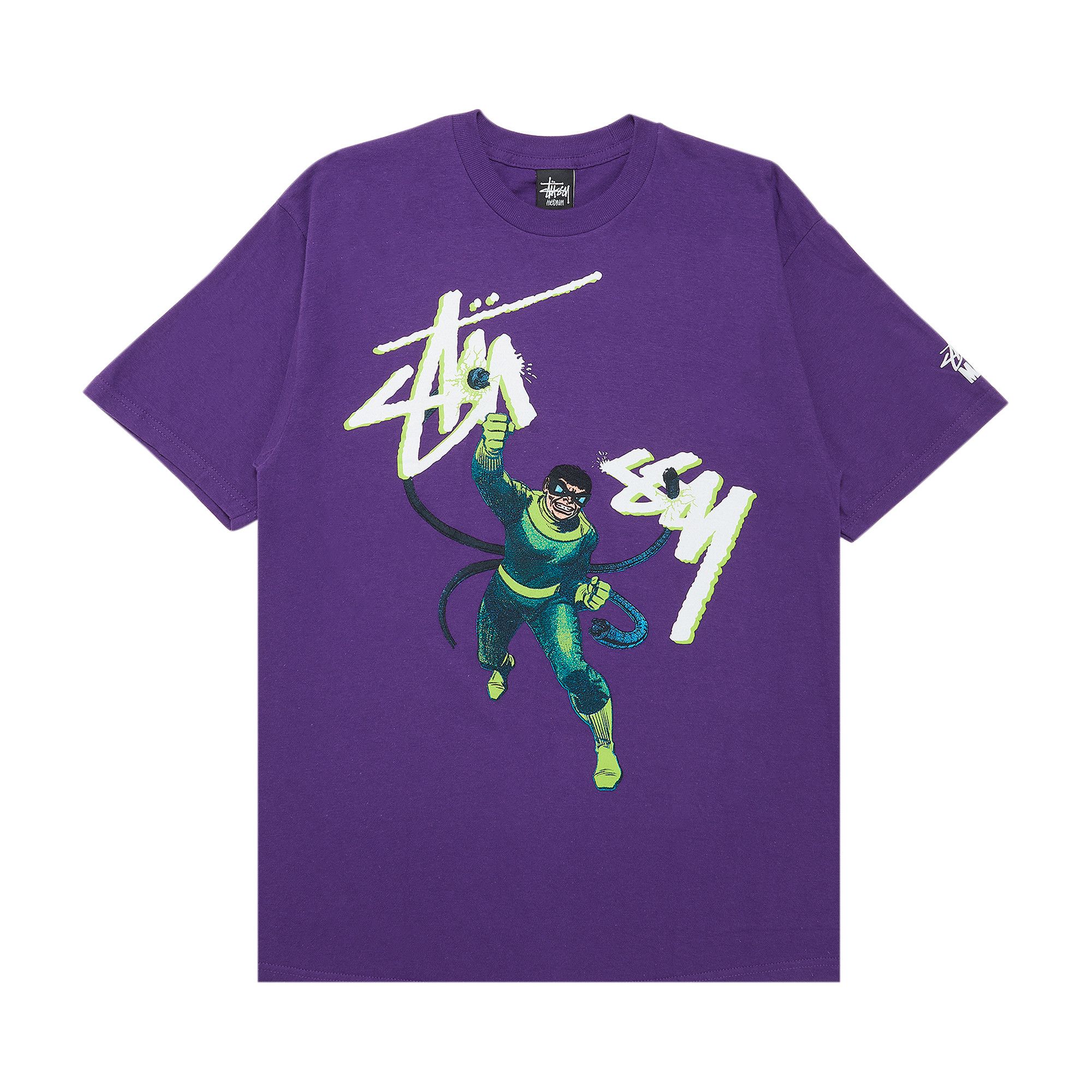 Buy Stussy x Marvel Comics Doc Ock Tee 'Purple' - 0535