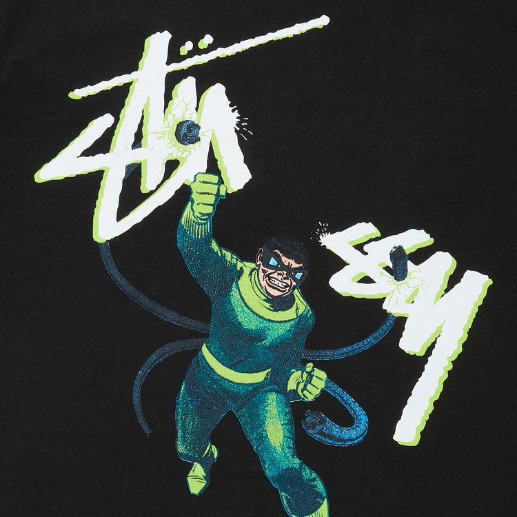 Stussy x Marvel Comics Doc Ock Tee Black