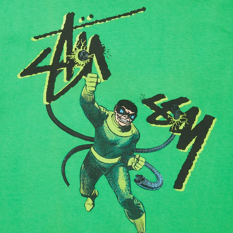 Stussy x Marvel Comics Doc Ock Tee Green
