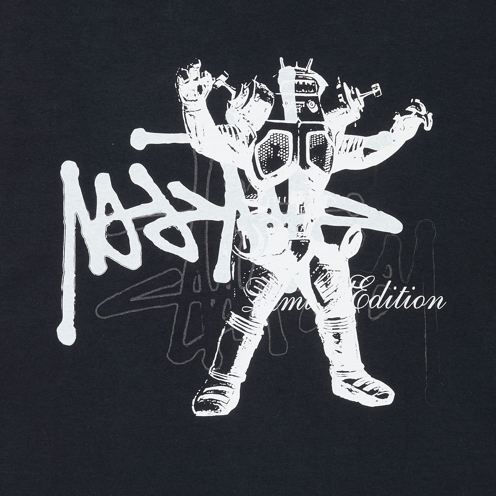 Buy Stussy Made In Usa Robot Man Limited Edition Tee 'Black