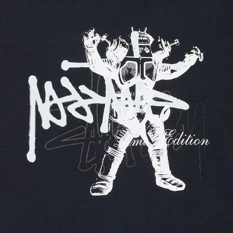 Stussy Made In Usa Robot Man Limited Edition Tee Black