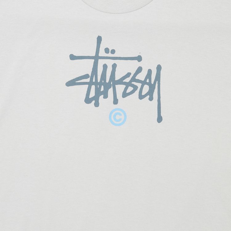 Stussy Kids Made In USA Basic Logo Tee Beige