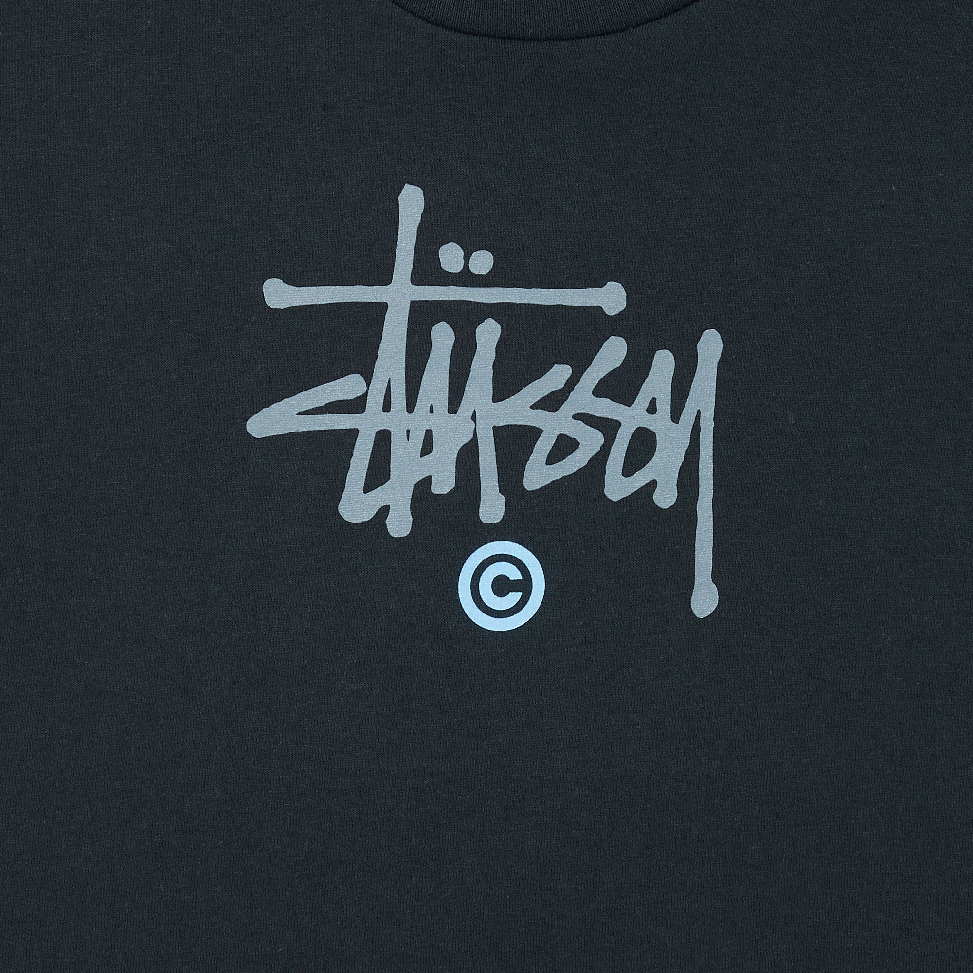 Buy Stussy Kids Made In USA Basic Logo Tee 'Black' - 0535 300000103MIUB  BLAC | GOAT