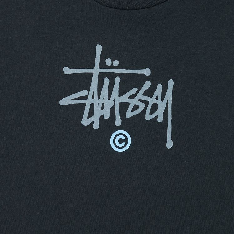 Stussy Kids Made In USA Basic Logo Tee Black