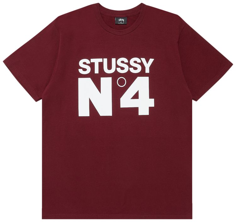 Stussy No 4 Tee Wine