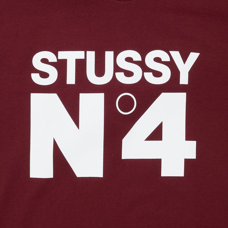 Stussy No 4 Tee Wine