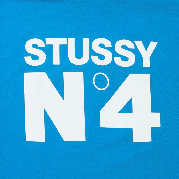 Stussy No 4 Tee Marina Blue