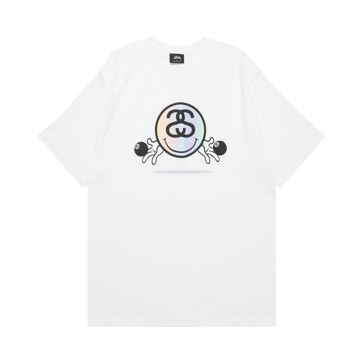 Stussy Smiley Link Tee White