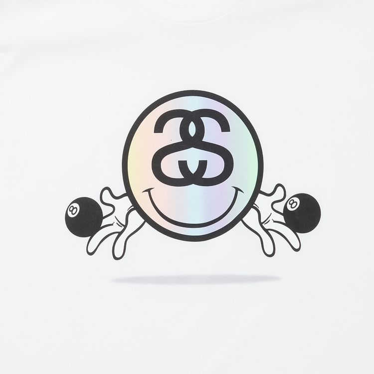 Stussy Smiley Link Tee White