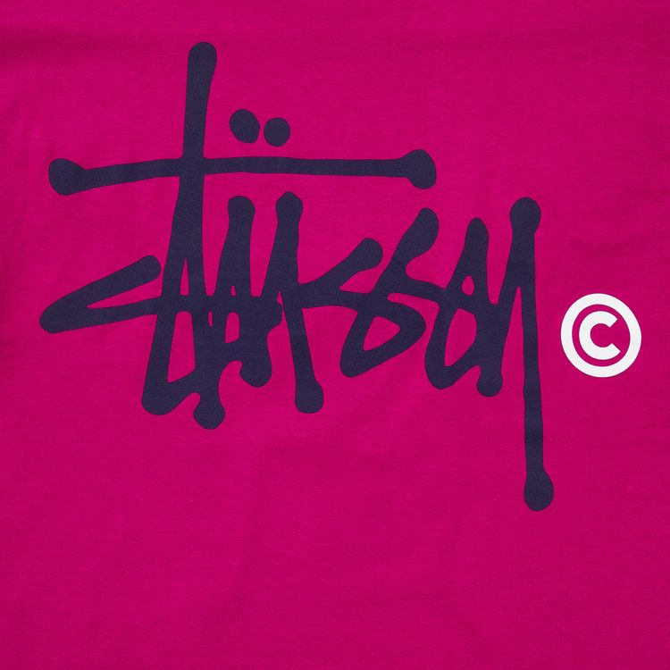 Stussy Gear Basic Logo Tee Magenta