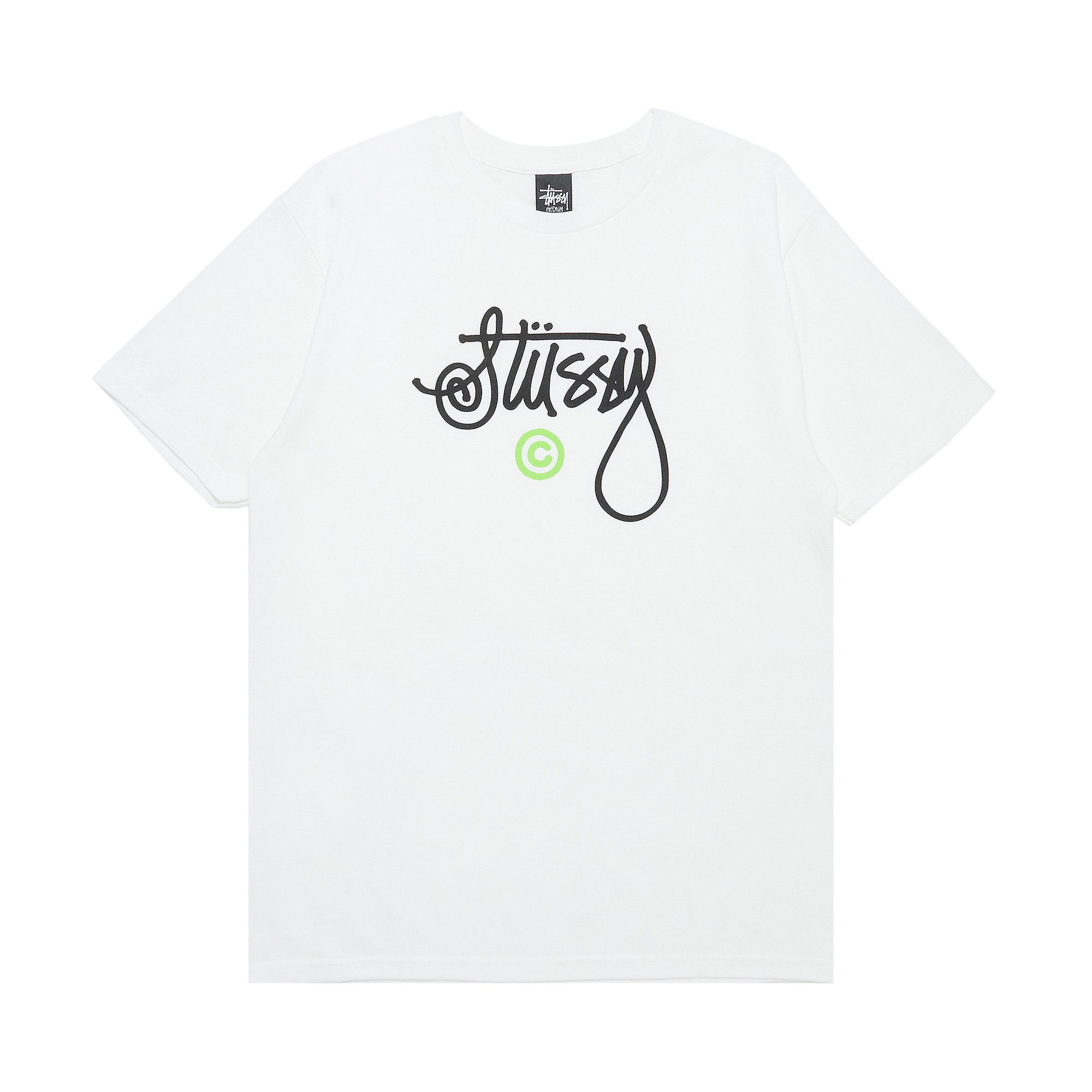 Buy Stussy Cursive Basic Logo Tee 'White' - 0535 100000103CBLT