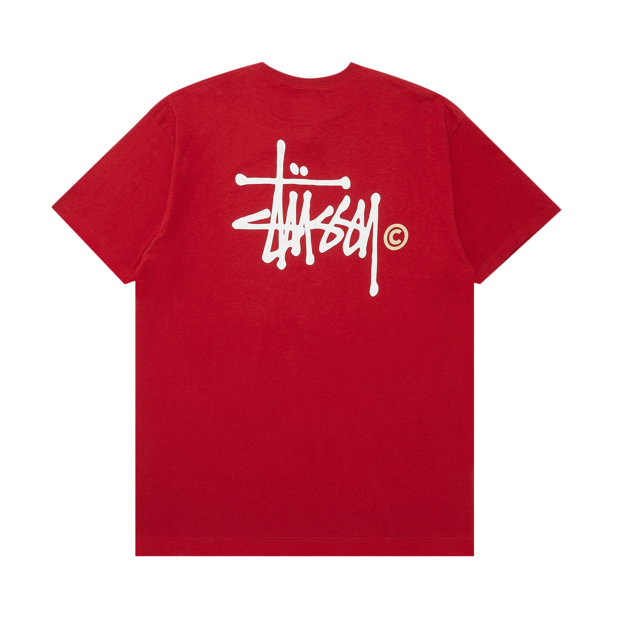★【STUSSY】★Stussy Basic Stussy LS T-Shir.t Dark Red★ Stussy Basic Tee Dark Red | END. (US)