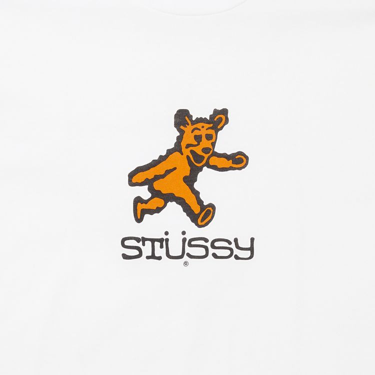Stussy Bear Tee White