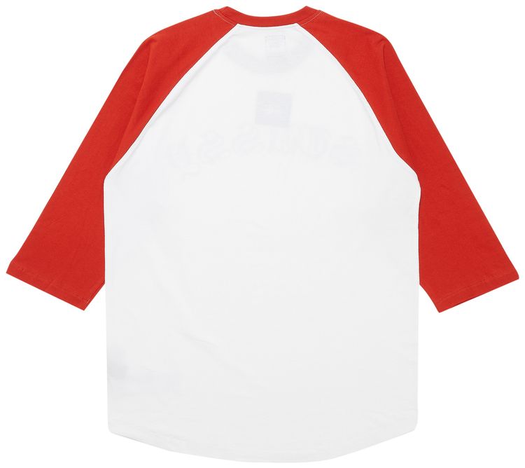 Stussy Gothic Baseball Tee Orange