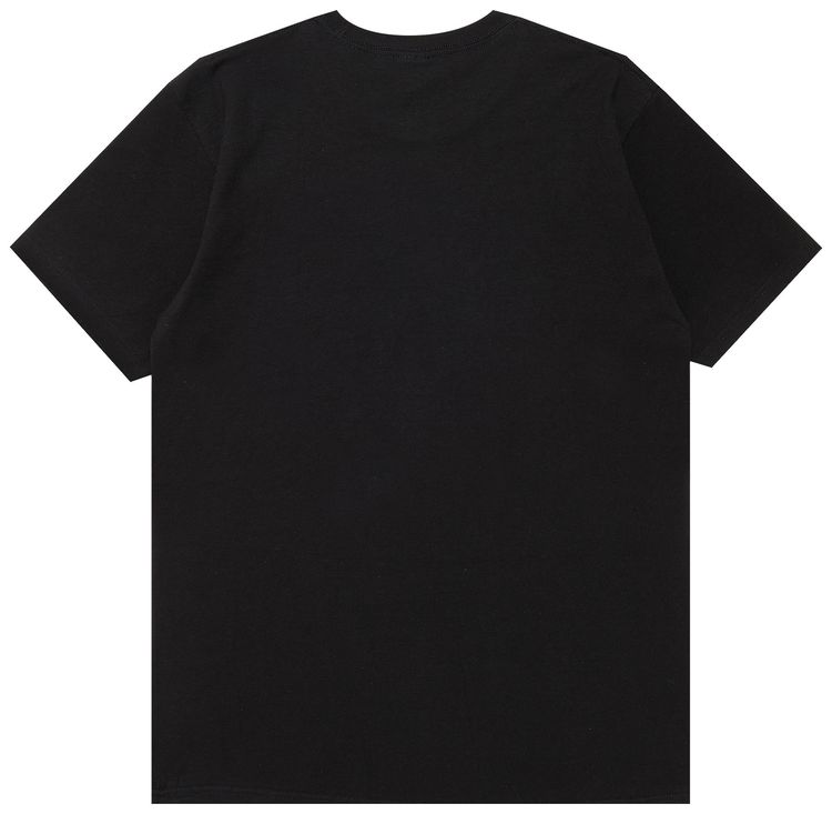 Stussy Cursive Basic Logo Tee Black
