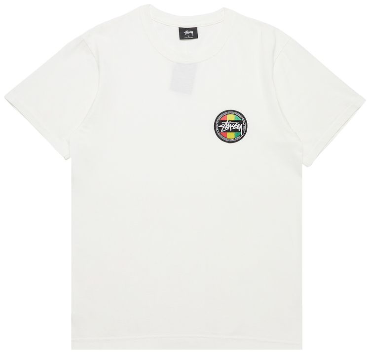 Stussy Reggae Dot Pigment Dyed Tee Natural