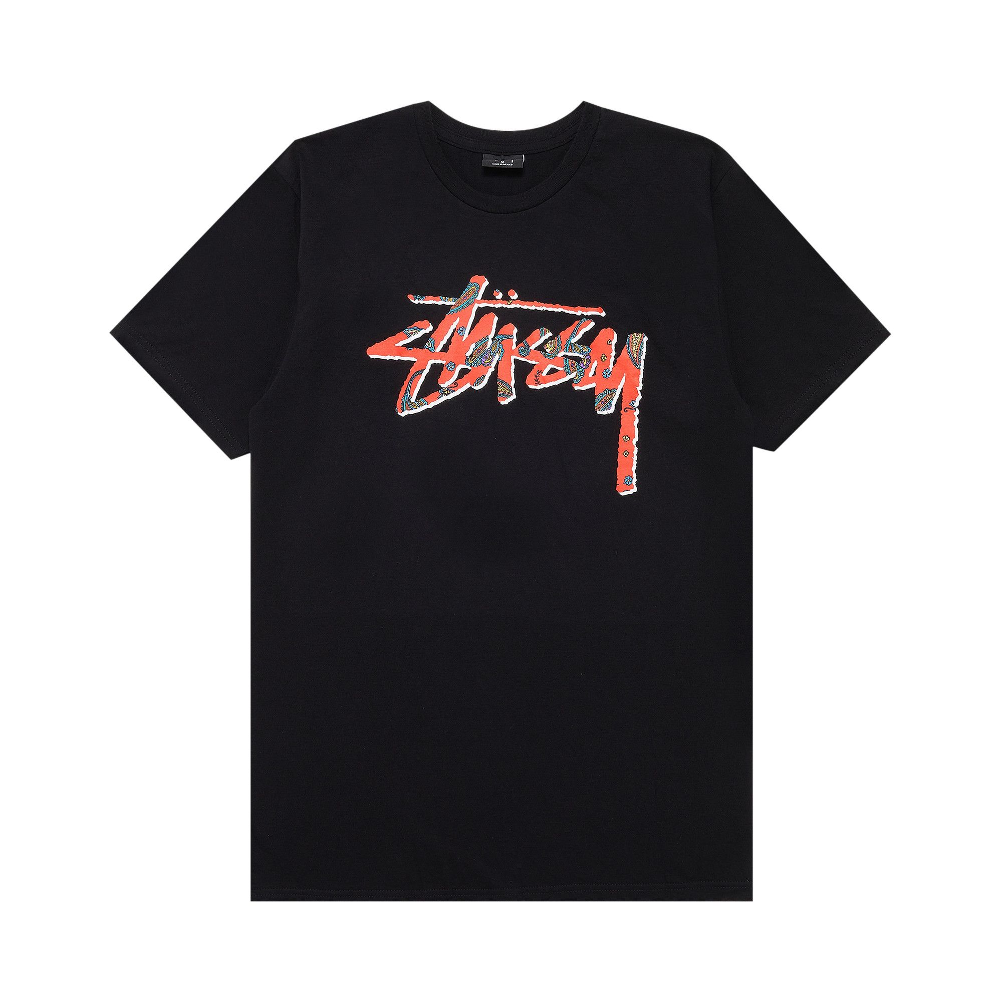 red and black stussy shirt