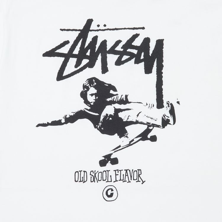 Stussy Stock Skater Tee White