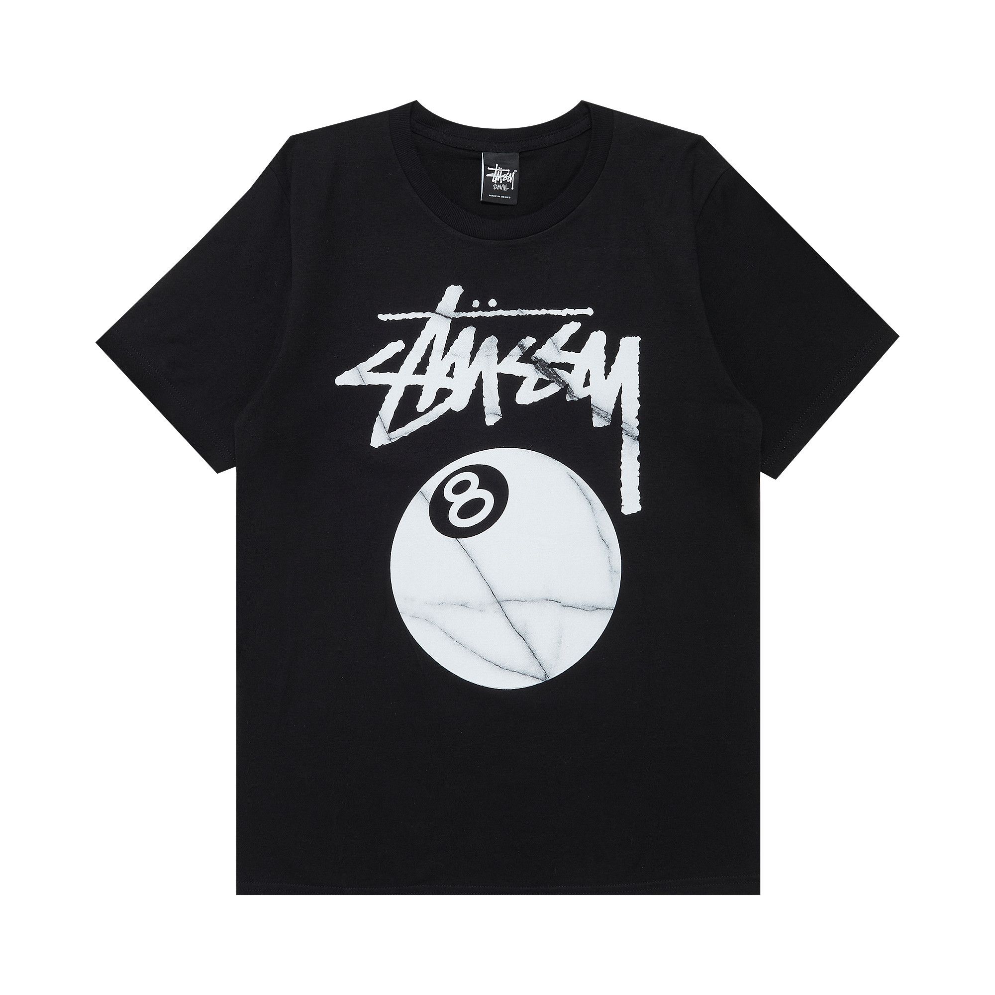 USA製☆STUSSY8ボール半袖TシャツM/110cm花柄ボタニカル黒キッズ m72221612662_1.jpg?1717815143