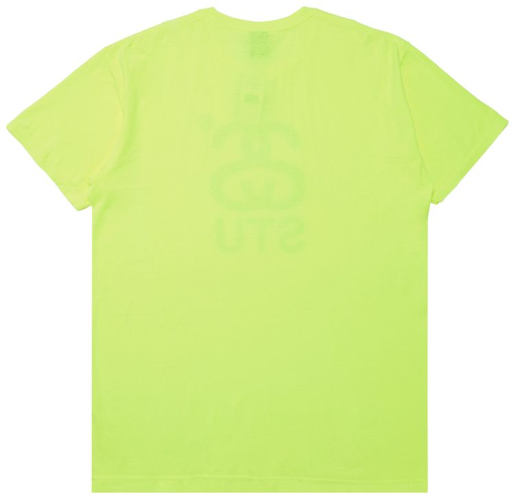 Stussy SS Stu Tee Neon Yellow