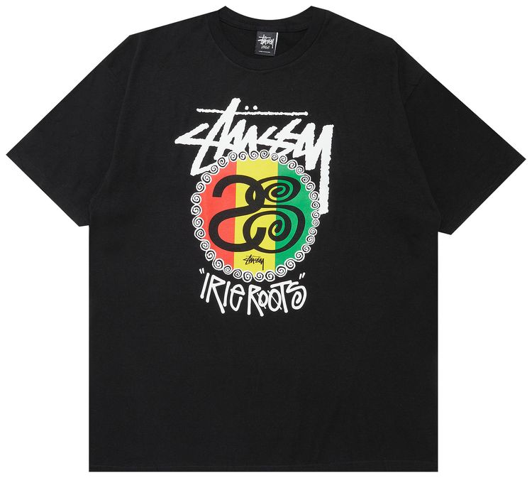 Stussy Stock Irie Roots Tee Black