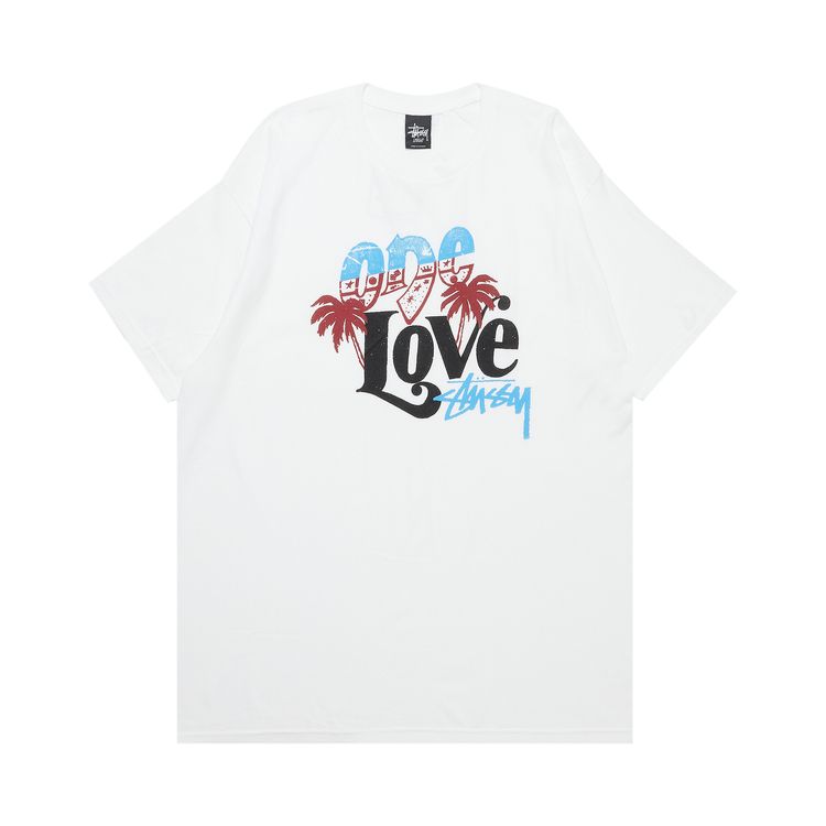 Stussy One Love Stock Tee White