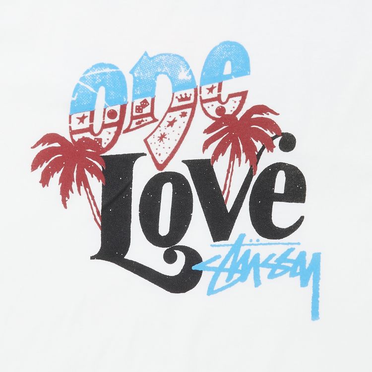 Stussy One Love Stock Tee White