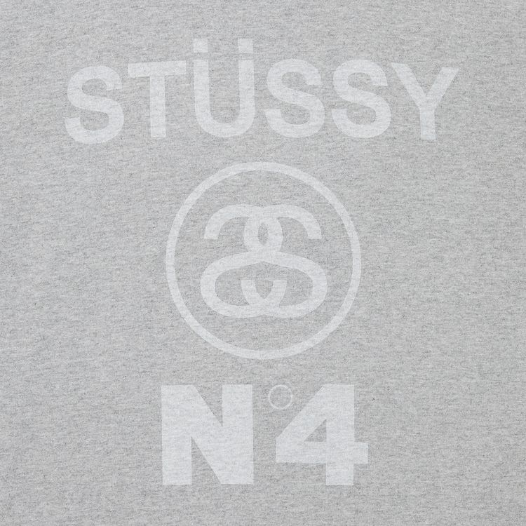 Stussy N4 Tee Grey Heather
