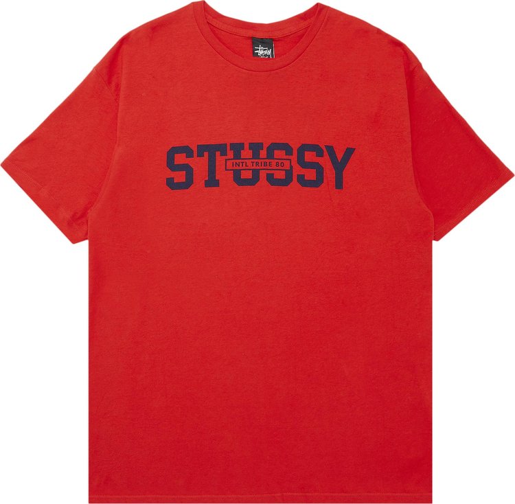 Stussy Athletic Tribe Tee 'Red'