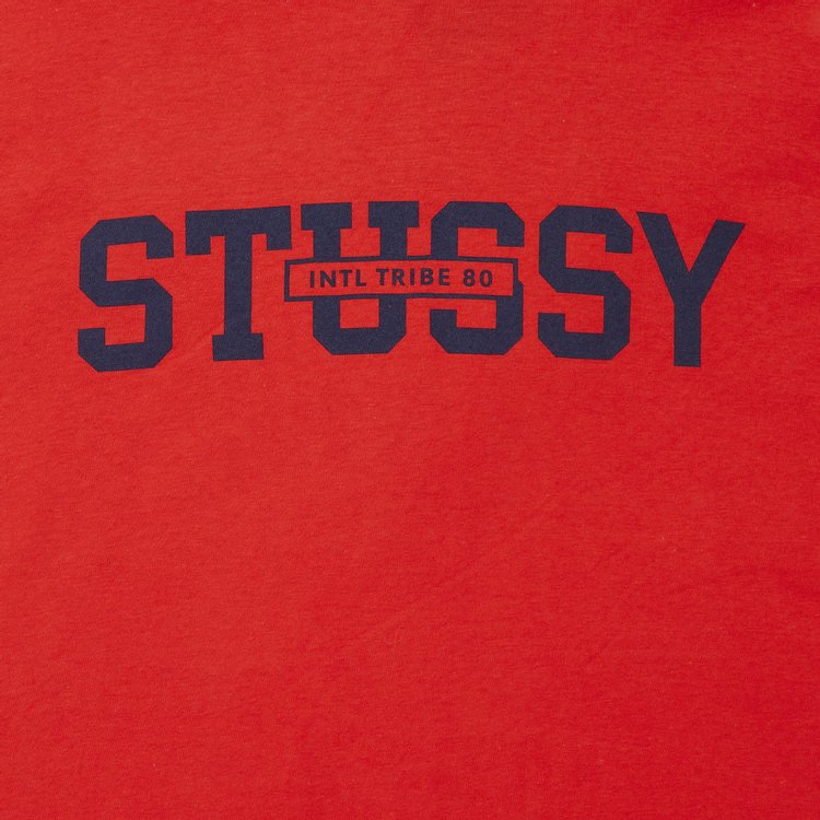 Stussy Athletic Tribe Tee Red