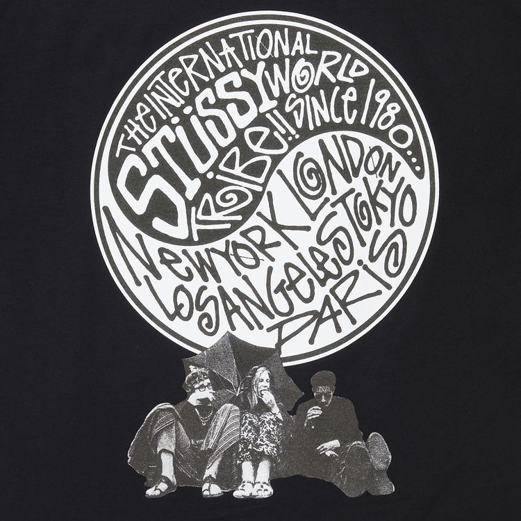 Stussy Hippie Tribe Tee Black
