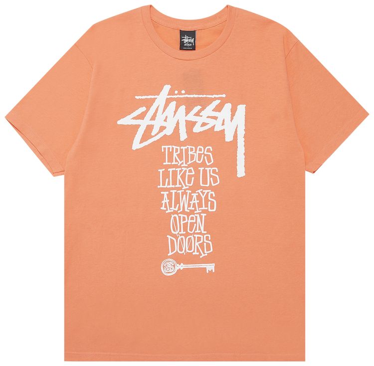 Stussy Tribes Like Us Tee Pale Red