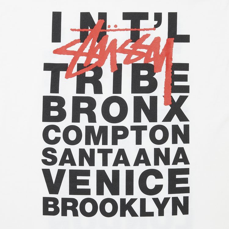 Stussy City Block Tee White