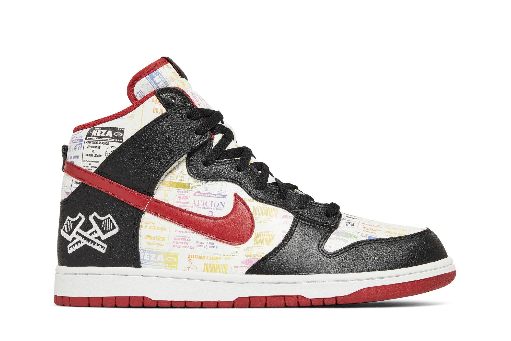 Nike dunk high lucha libre best sale