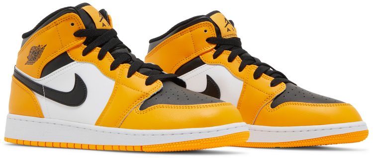Air Jordan 1 Mid GS Reverse Yellow Toe