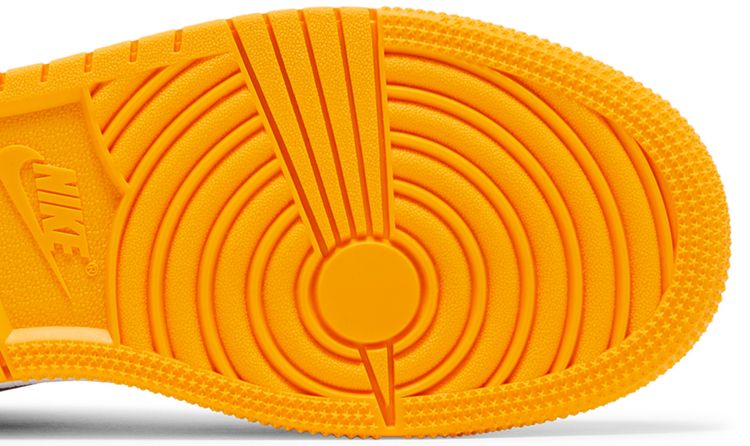 Air Jordan 1 Mid GS Reverse Yellow Toe