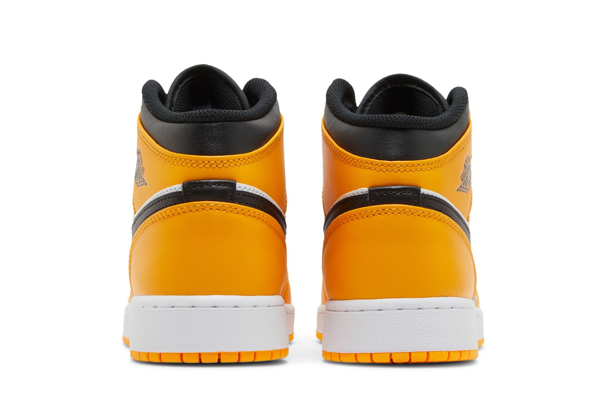 Jordan 1 mid yellow toe discount