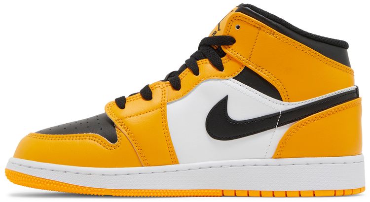 Air Jordan 1 Mid GS Reverse Yellow Toe