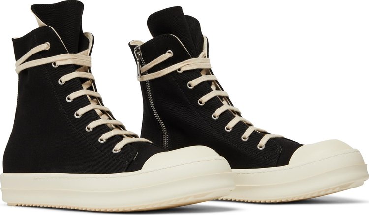 Rick Owens DRKSHDW Strobe Cotton Denim High Black Milk