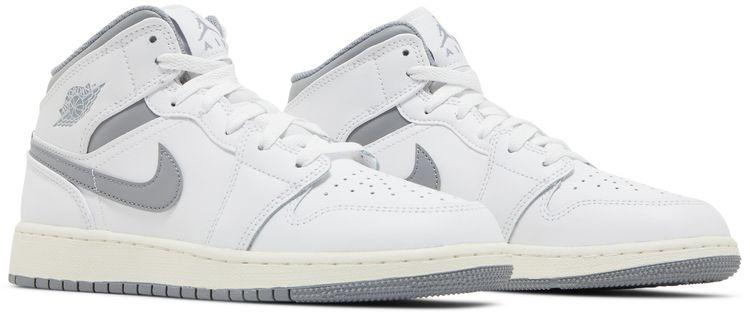 Air Jordan 1 Mid GS Neutral Grey