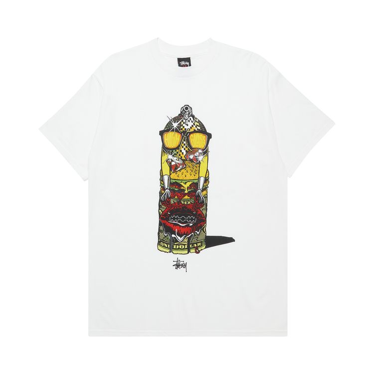 Stussy Gear High Gloss One Dollar Tee White
