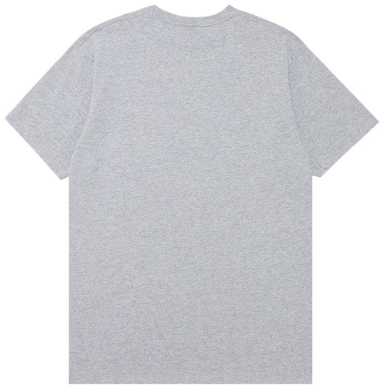 Stussy Walkin The Walk And Talkin The Talk Tee Grey Heather