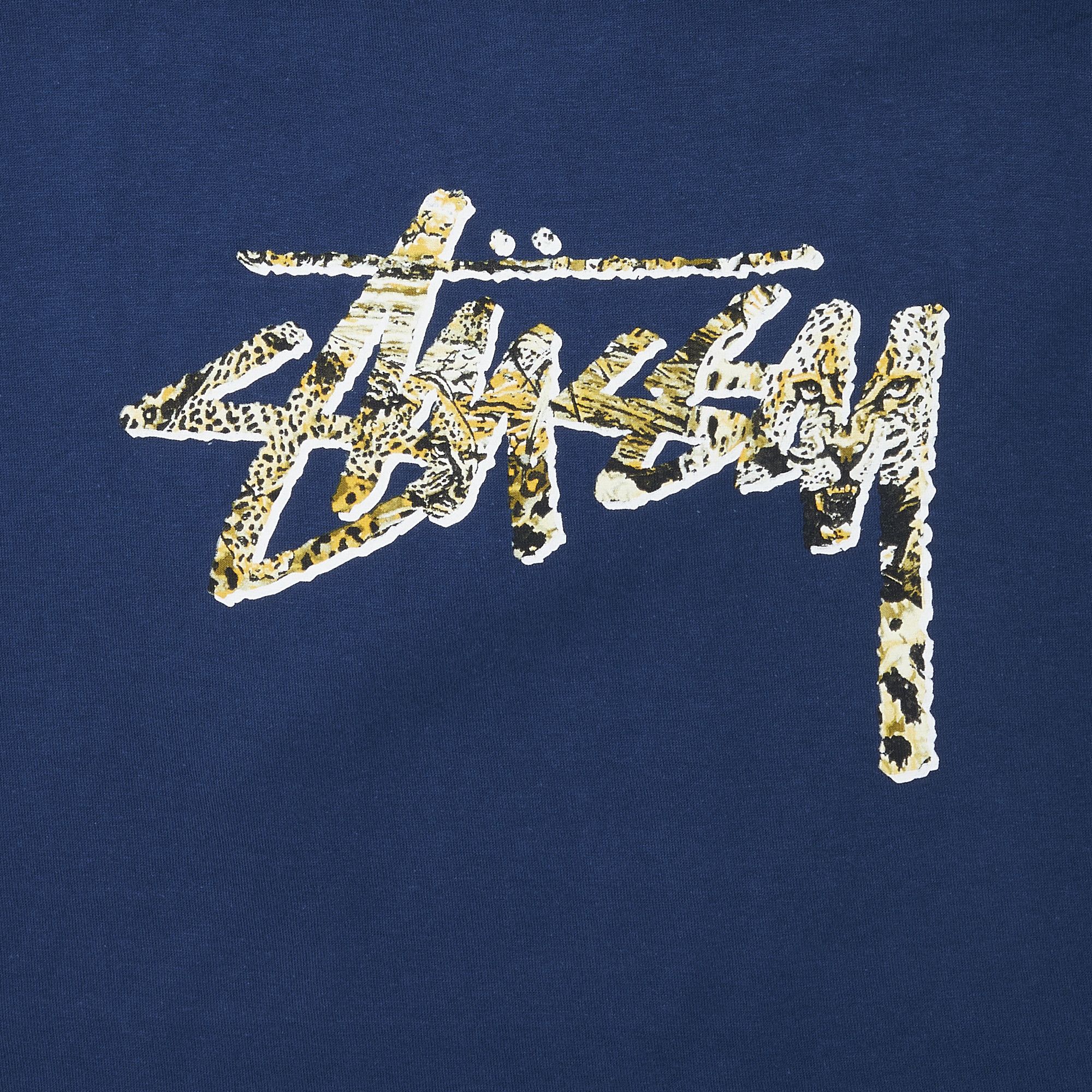 Buy Stussy Cheetah Stock Tee 'Indigo' - 1903016 INDI | GOAT Buy Stussy Cheetah Stock Tee 'Indigo' - 1903016 INDI | GOAT