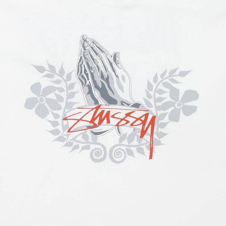 Stussy Increase The Peace Hands Tee White